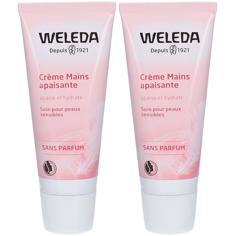 WELEDA Crème Mains apaisante 2x50 ml Crème Pour La Peau