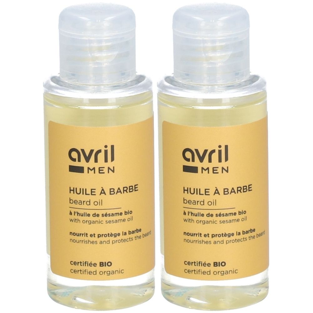 AVRIL Huile barbe 2x50 ml Huile