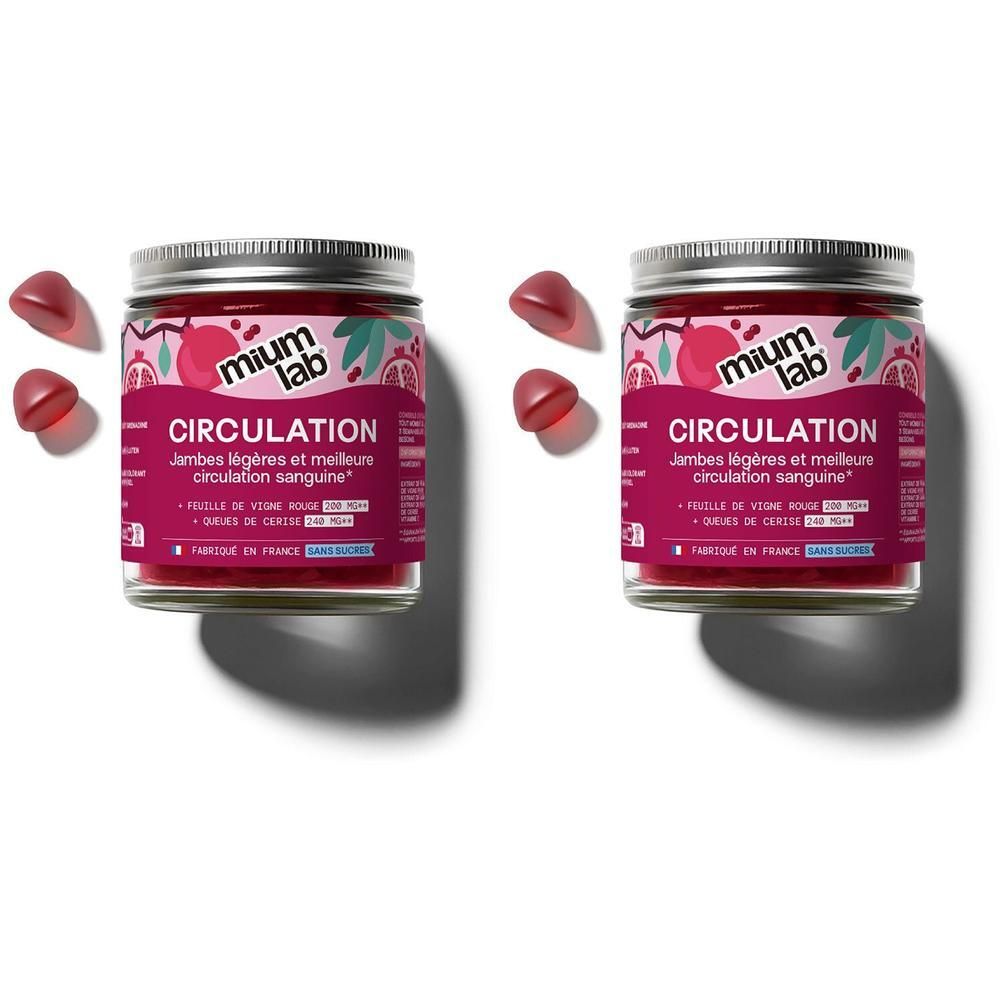 Mium Lab Gummies Circulation 2x42 pc(s)