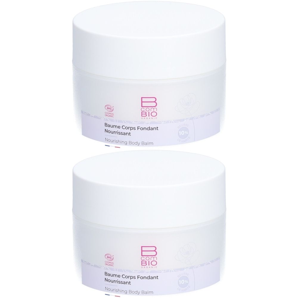 B COM BIO Baume Corps Fondant Nourrissant 2x200 ml Baume