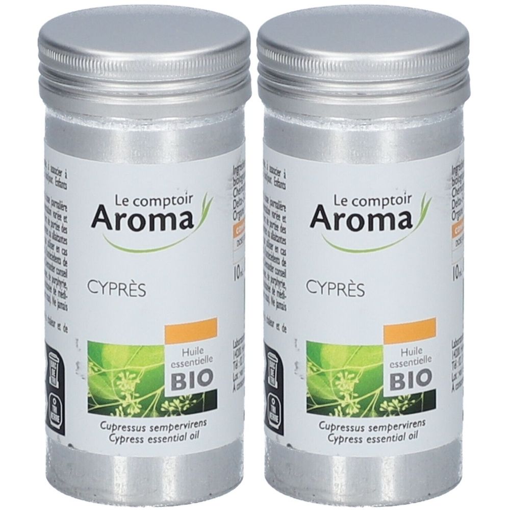 Le Comptoir Aroma Huile essentielle Cyprès Bio 2x10 ml