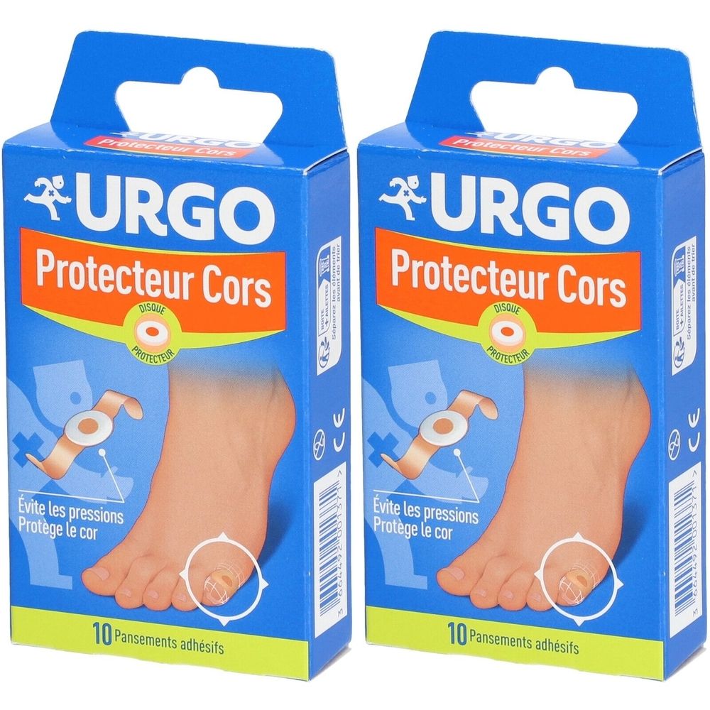 URGO - Pansement adhésif avec disque protecteur pour cors Pansement(S) 2x10 pc(s)
