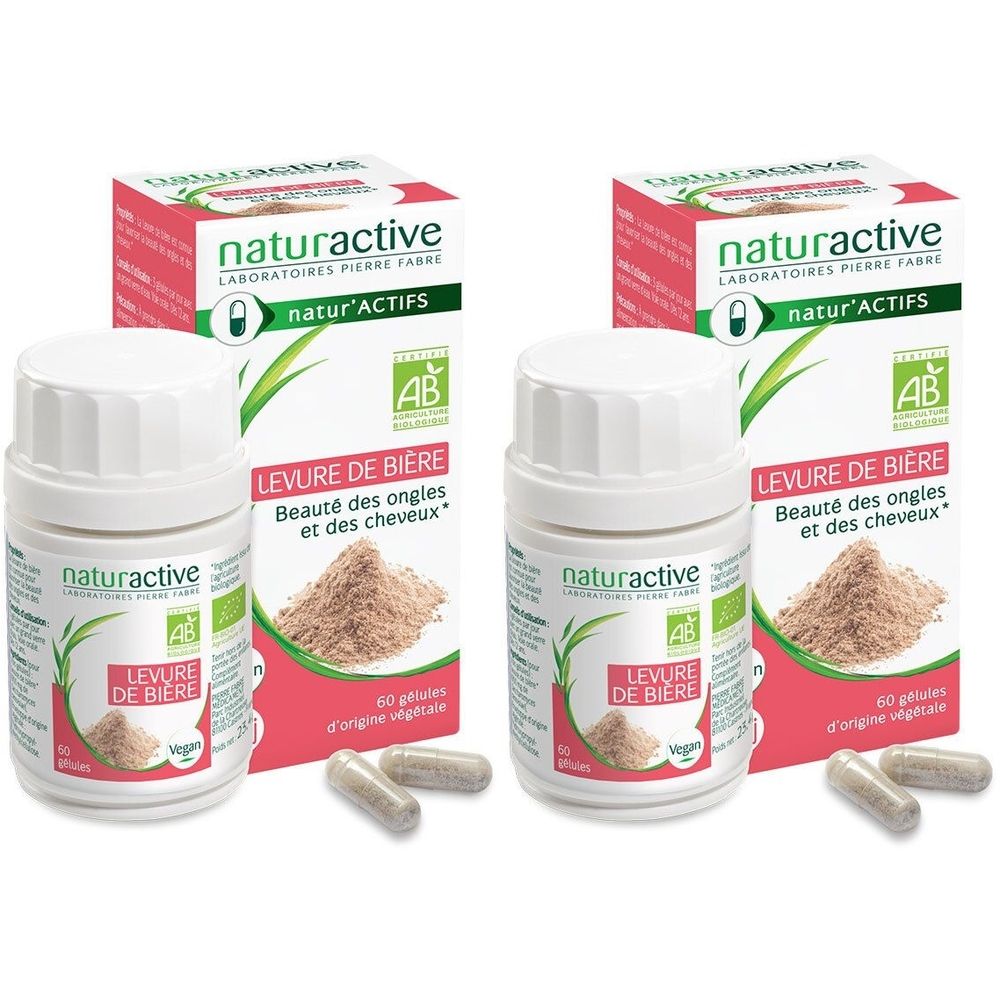 Naturactive Levure de Bière BIO 2x60 pc(s) Capsule(S)