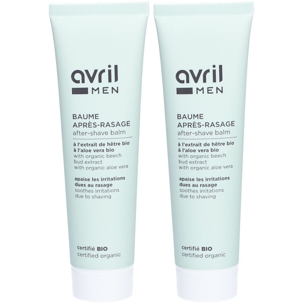 AVRIL Baume après rasage 2x100 ml Baume Pour Les Cheveux