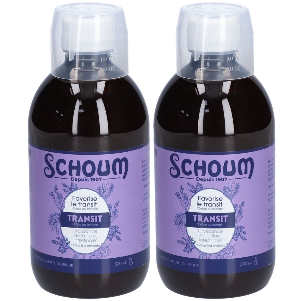 3 CHÈNES SCHOUM TRANSIT 2x500 ml Solution Orale