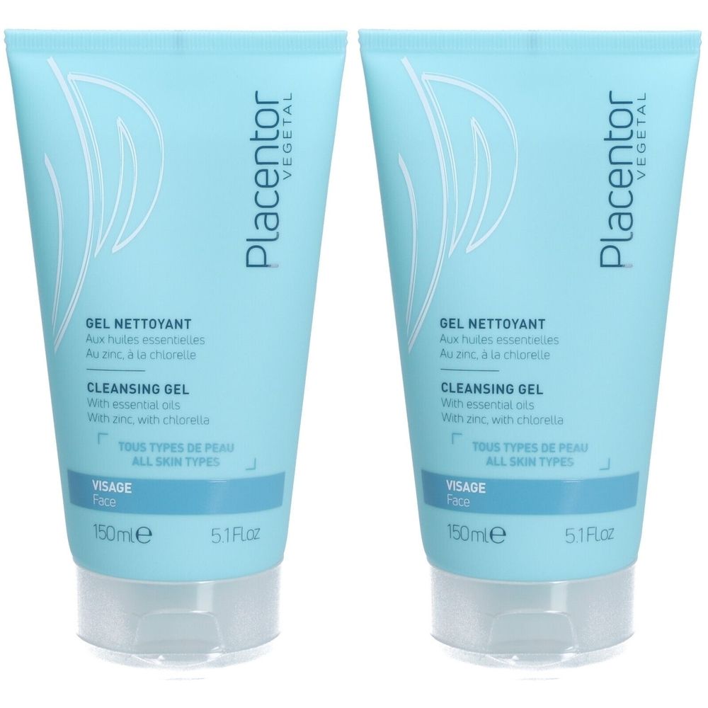 PLACENTOR Végétal Gel Nettoyant visage 2x150 ml Gel(S)