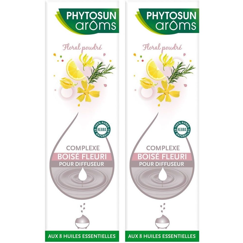 PHYTOSUN arôms Complexe Boisé Fleuri pour diffuseur 2x30 ml Huile