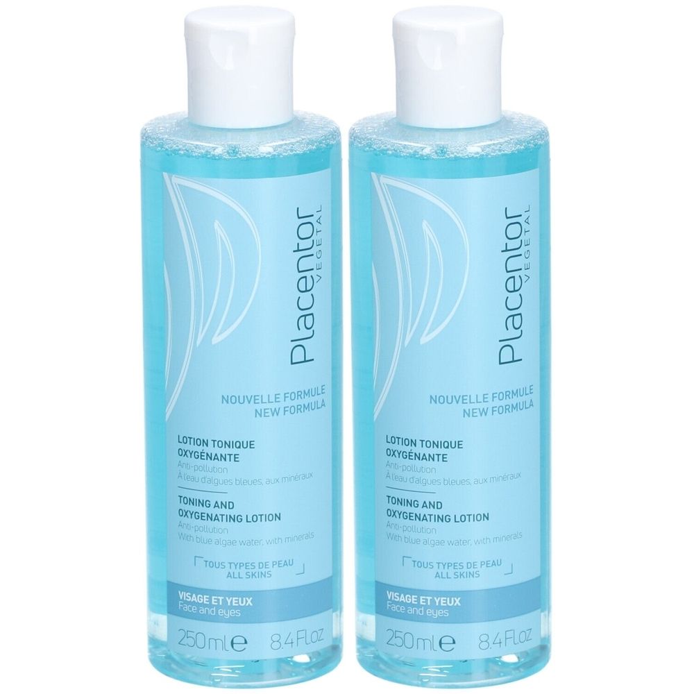 Placentor VEGETAL LOTION TONIQUE OXYGÉNANTE 2x250 ml Lotion(S)