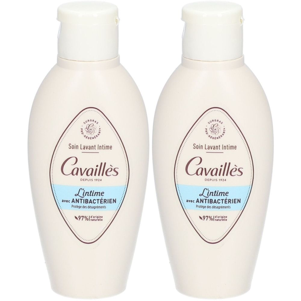 Rogé Cavaillès L'Intime avec Antibactérien Soin Lavant Intime 2x100 ml Crème
