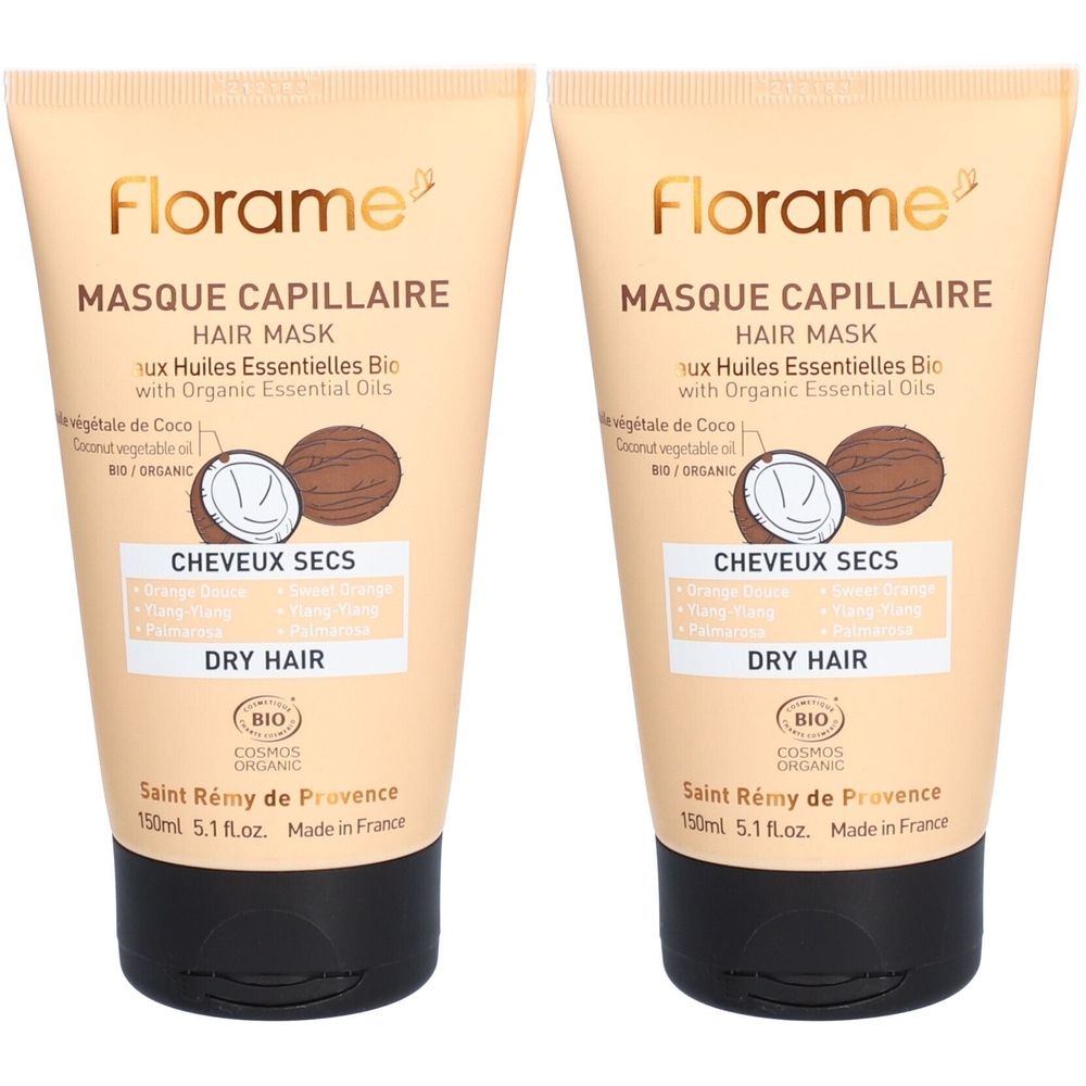 Florame Masque Cheveux Secs Masque(S) Pour Le Visage 2x150 ml