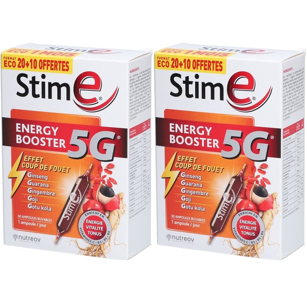 STIM E ENERGY BOOSTER 5G AMP 20+10 2x300 ml Solution Orale