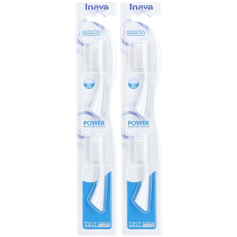 INAVA Power Recharge Brosse à Dents Electrique 2x1 pc(s) Brosse(S) À Dents