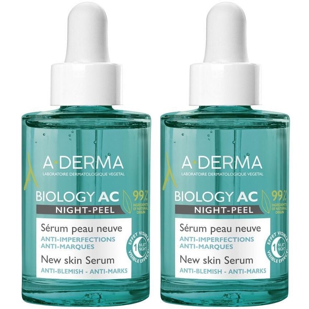 A-DERMA BIOLOGY AC Sérum anti-imperfections 2x30 ml Gel(S)
