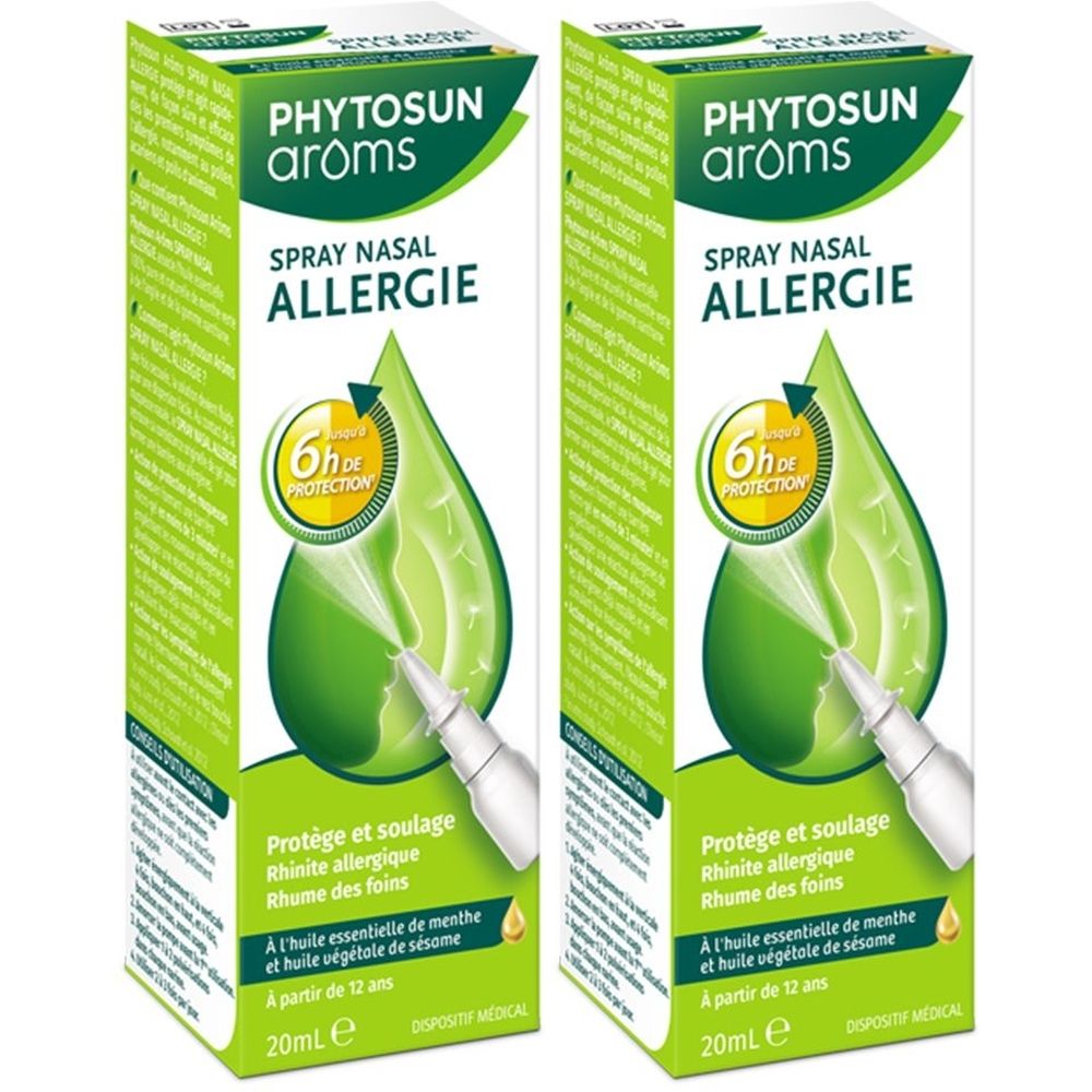 Phytosun Arôms Spray Nasal Allergie 20ml 2x20 ml