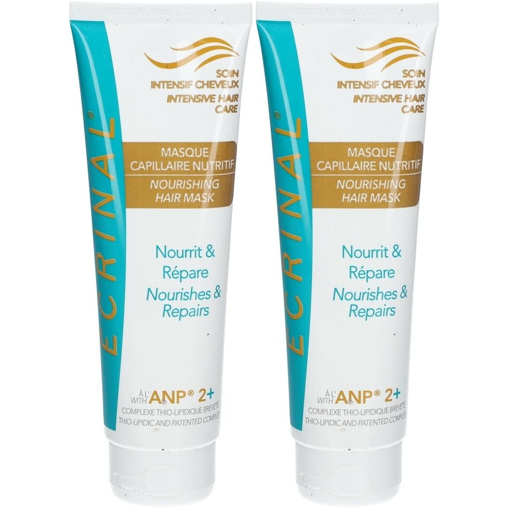 ECRINAL® ANP® 2+ Masque capillaire nutritif Crème 2x125 ml