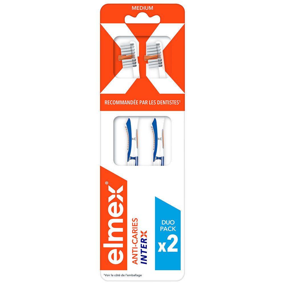 Elmex Interx Brosse À Dents Protection Caries Medium Brosse(S) À 1 Pc(S)