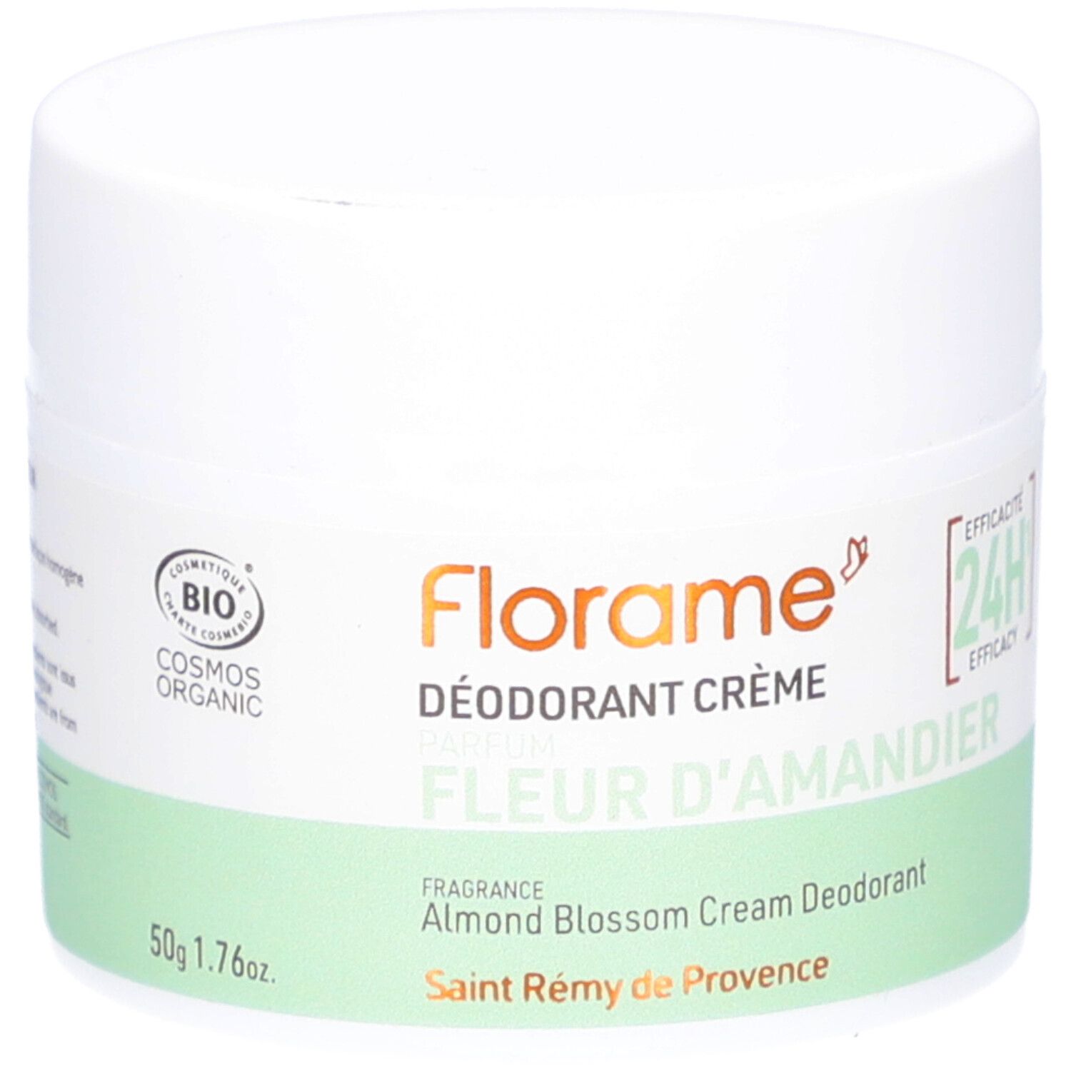 Florame Déodorant Crème Fleur D'amandier 50 G