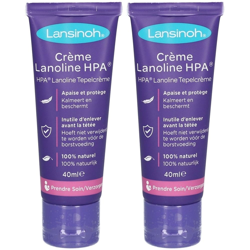 Lansinoh® Crème apaisante HPA® Lanoline 2x40 ml