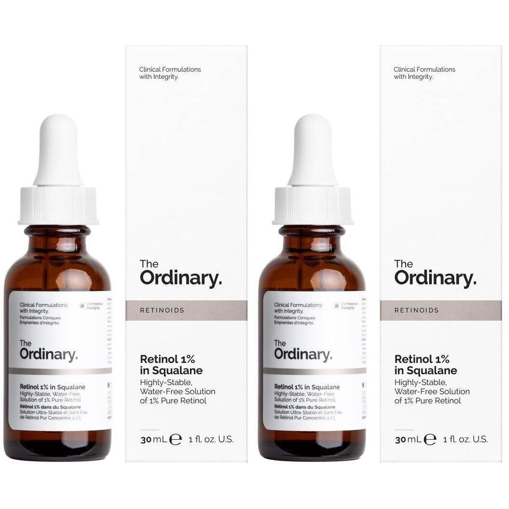 THE ORDINARY Rétinol 1% dans du Squalane 2x30 ml Sérum