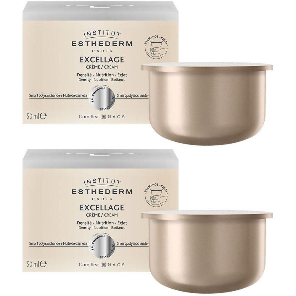 INSTITUT ESTHEDERM Excellage Crème Recharge 2x50 ml Crème