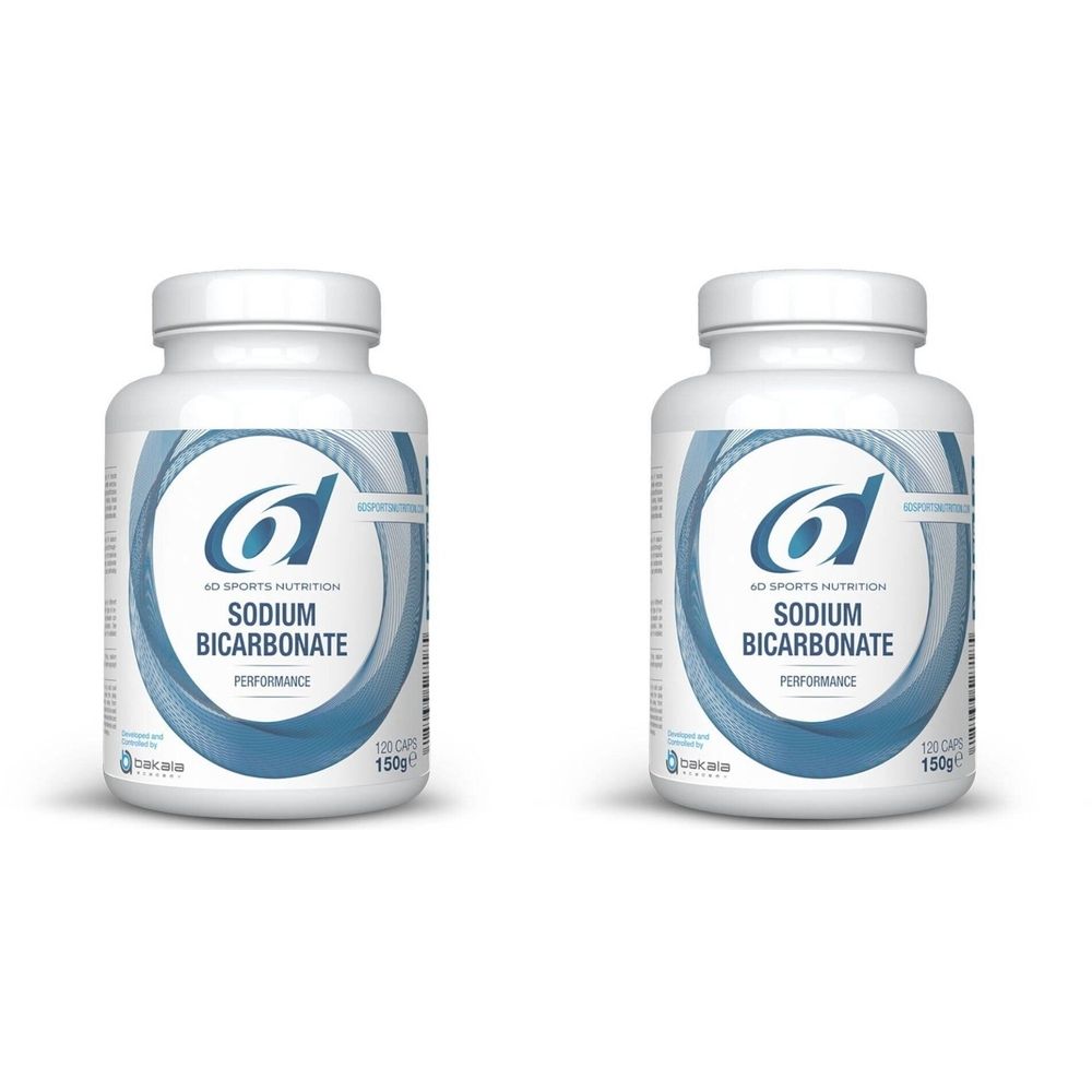 6D SPORTS NUTRITION Sodium Bicarbonate 2x120 pc(s) Capsule(S)