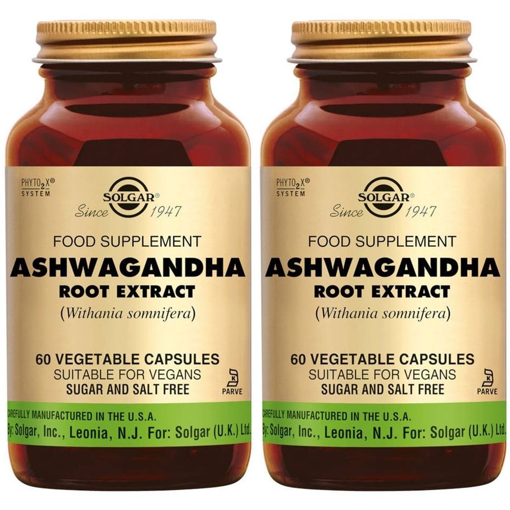SOLGAR Ashwagandha Root Extract 2x60 pc(s) Capsule(S)