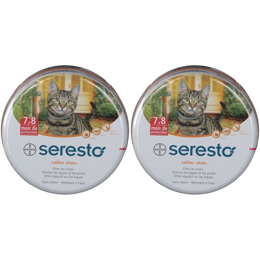 Seresto collier chats 2x1 pc(s) Collier(S)