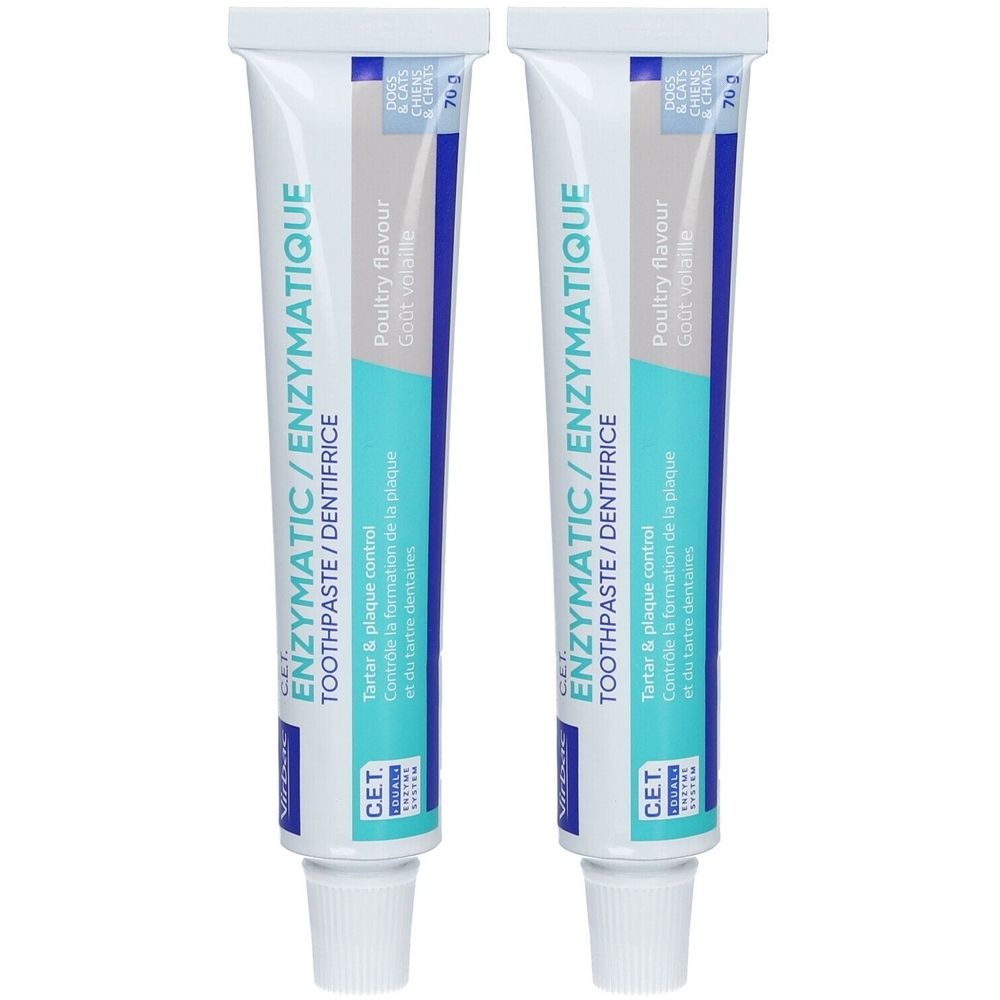 Virbac Enzymatic Dentifrice Enzymatique Goût De Volaille Dentifrice(S) 2x70 g