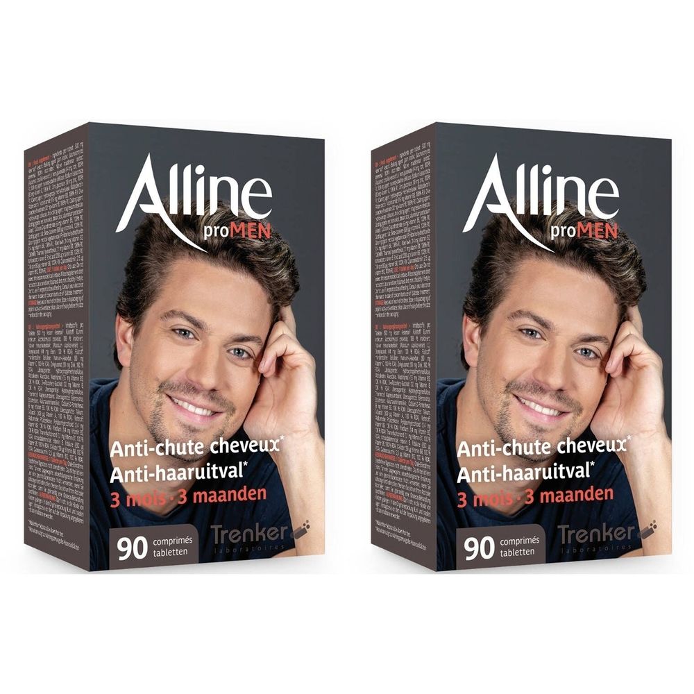 Alline proMEN Anti-chute de cheveux 2x90 pc(s) Comprimé(S)