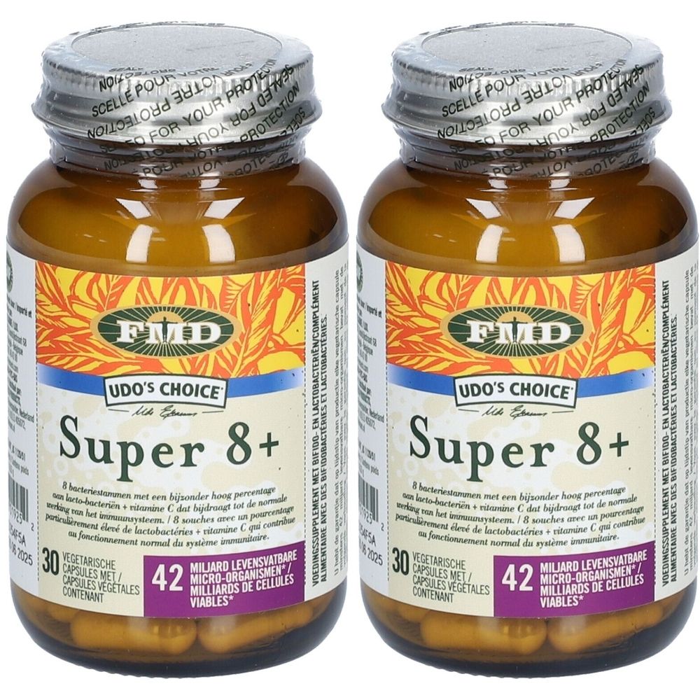 Udo's Choice Super 8+ 30 capsules 2x30 pc(s) Capsule(S)