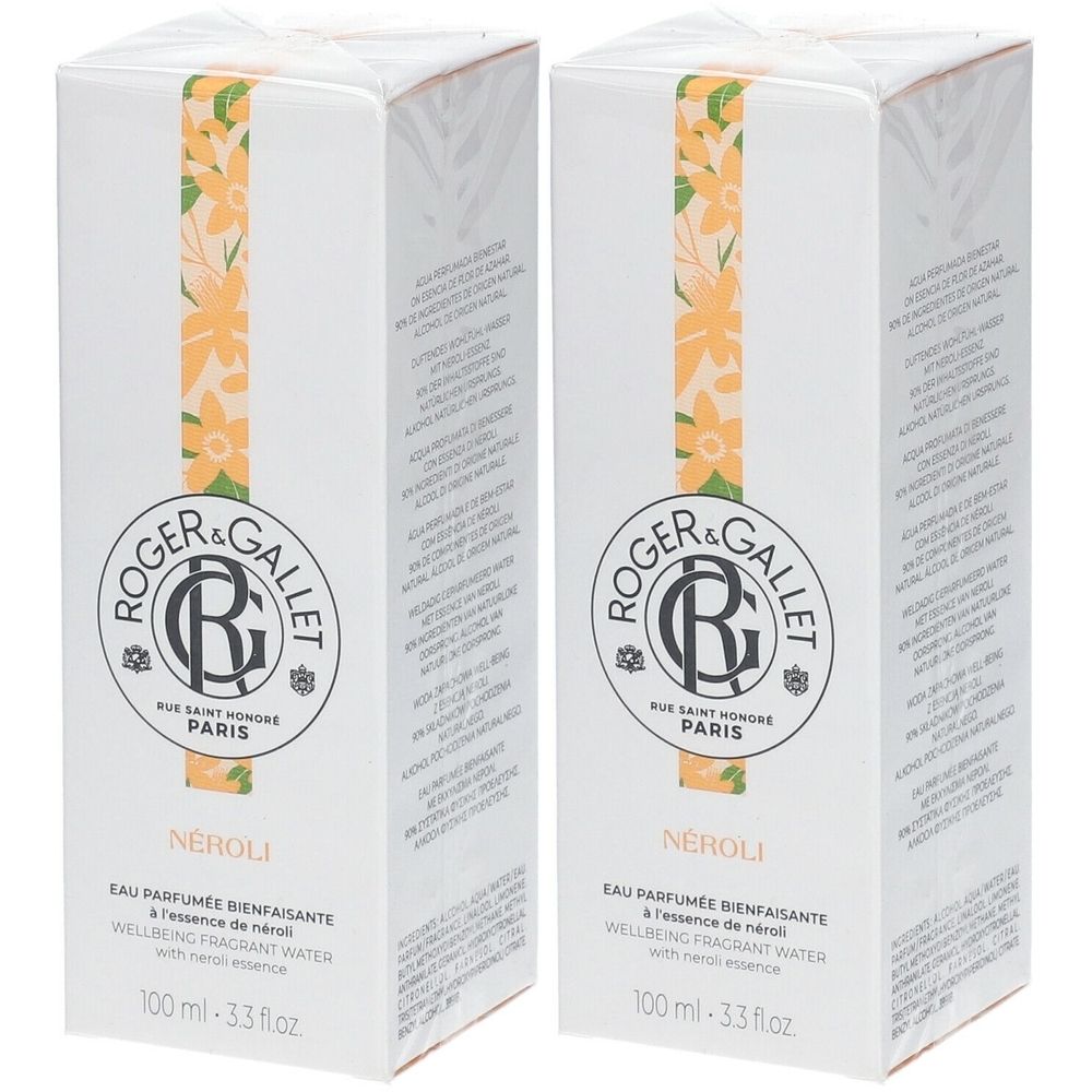 Roger & Gallet Eau Parfumée Bienfaisante NÉROLI 2x100 ml Spray