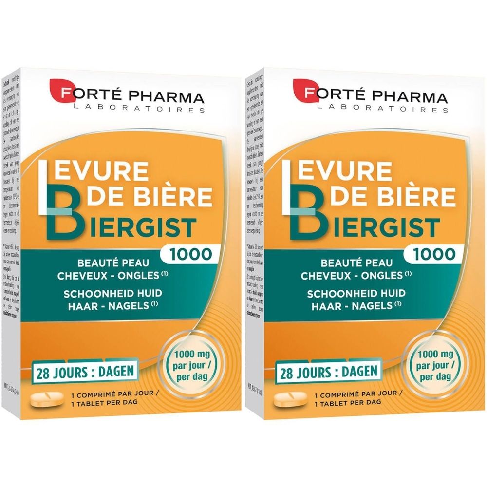 Forté Pharma Levure de bière 1000 2x28 pc(s) Comprimé(S)