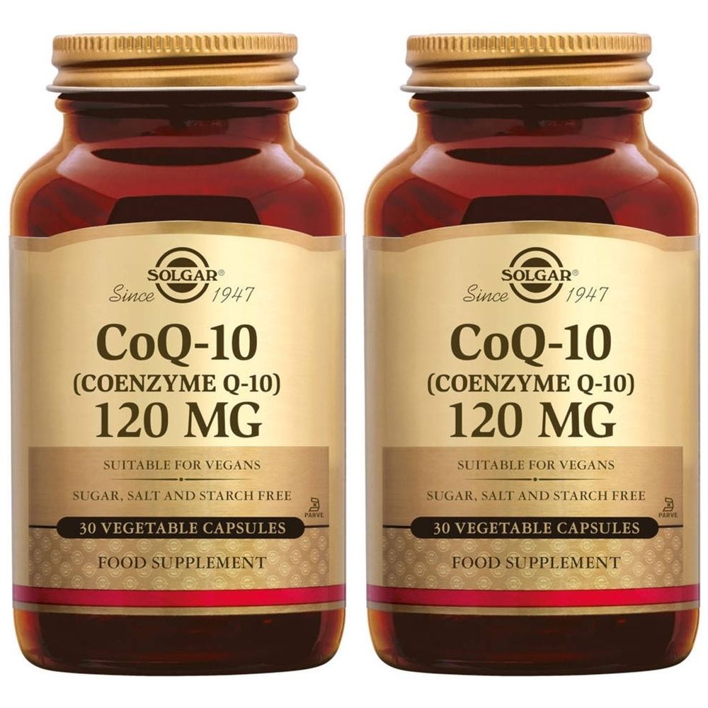 SOLGAR CoQ10 120 mg 2x30 pc(s) Capsule(S) Douce(S)