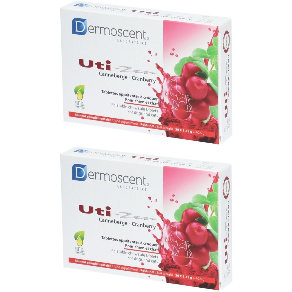 Dermoscent® LABORATOIRE Uti-Zen Canneberge Comprimé(S) 2x1 pc(s)