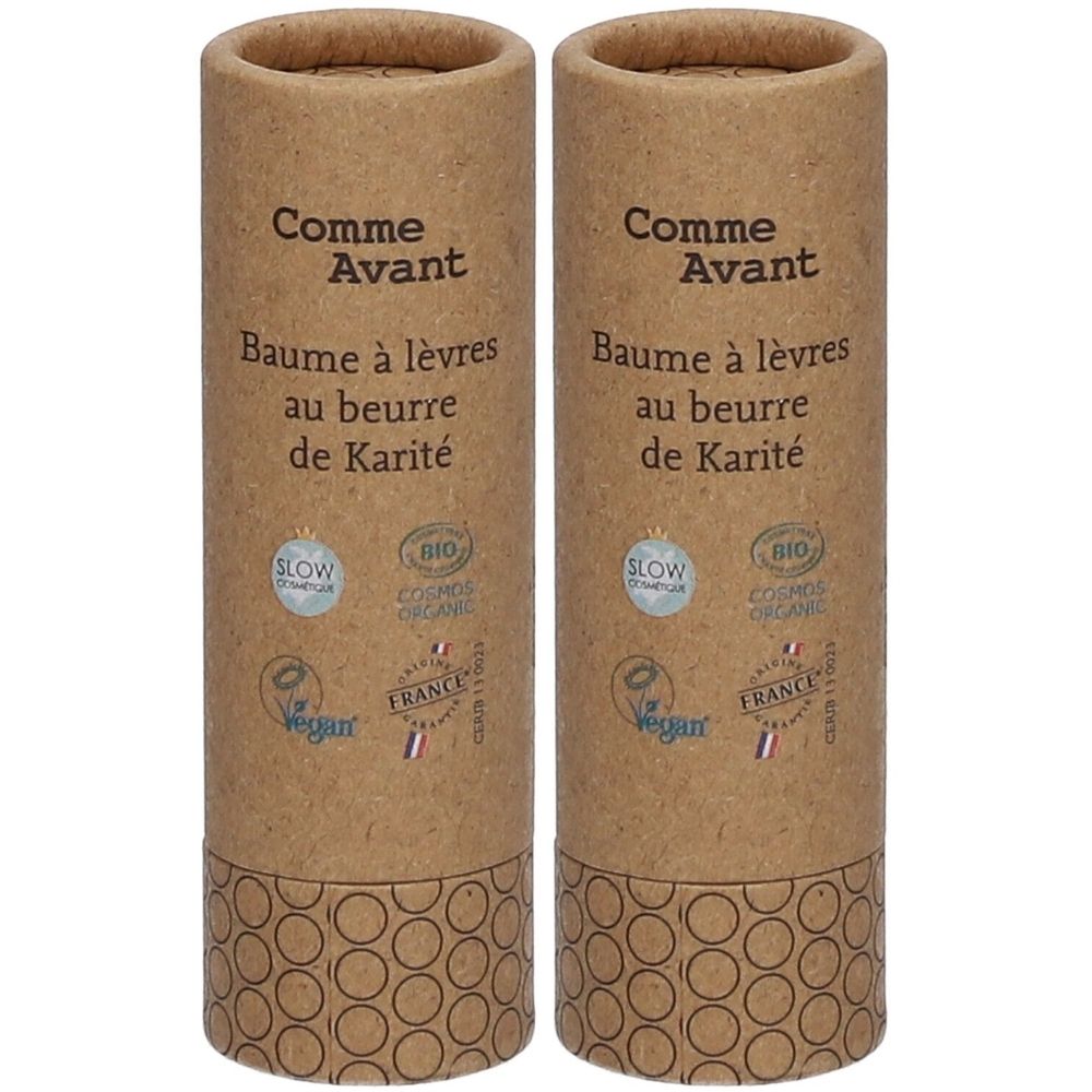 Comme Avant Baume à lèvres au beurre de karité - Brut Bâtonnet(S) 2x15 g