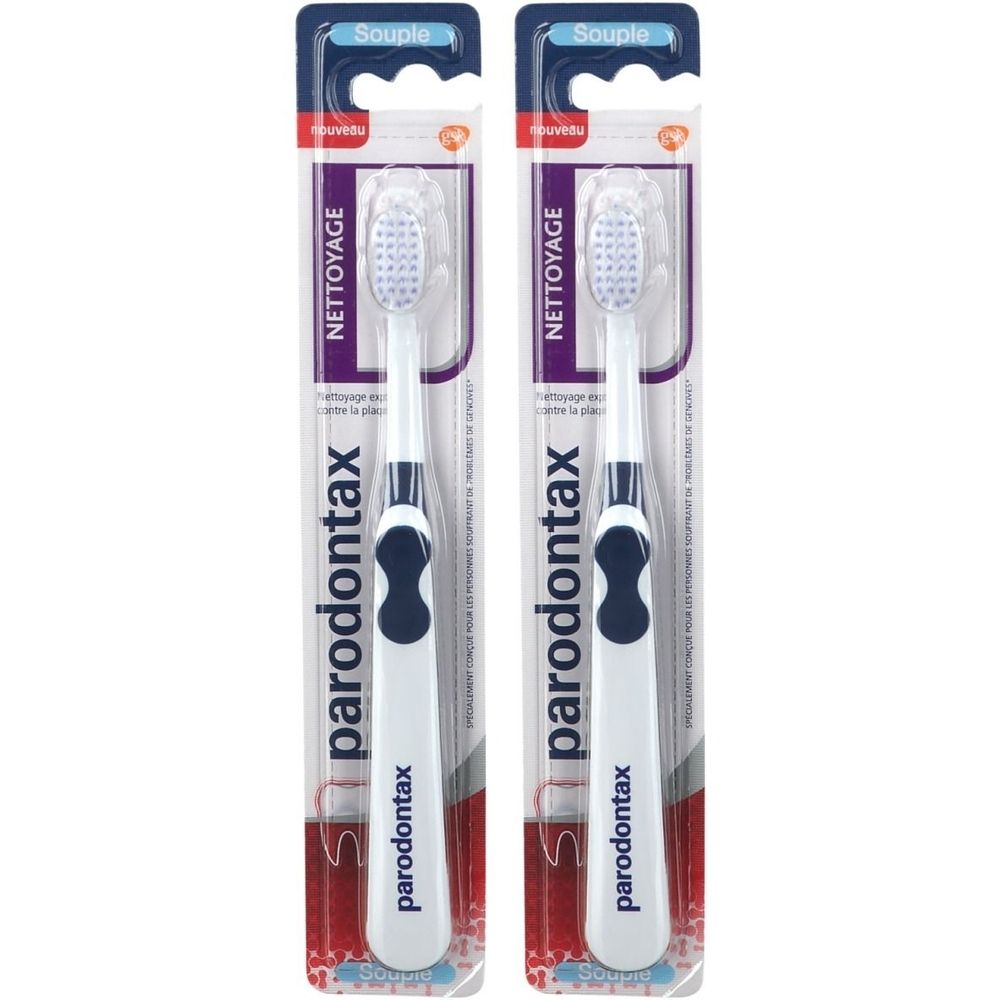 parodontax Nettoyage, Brosse à dents, Souple Brosse(S) À Dents 2x1 pc(s)
