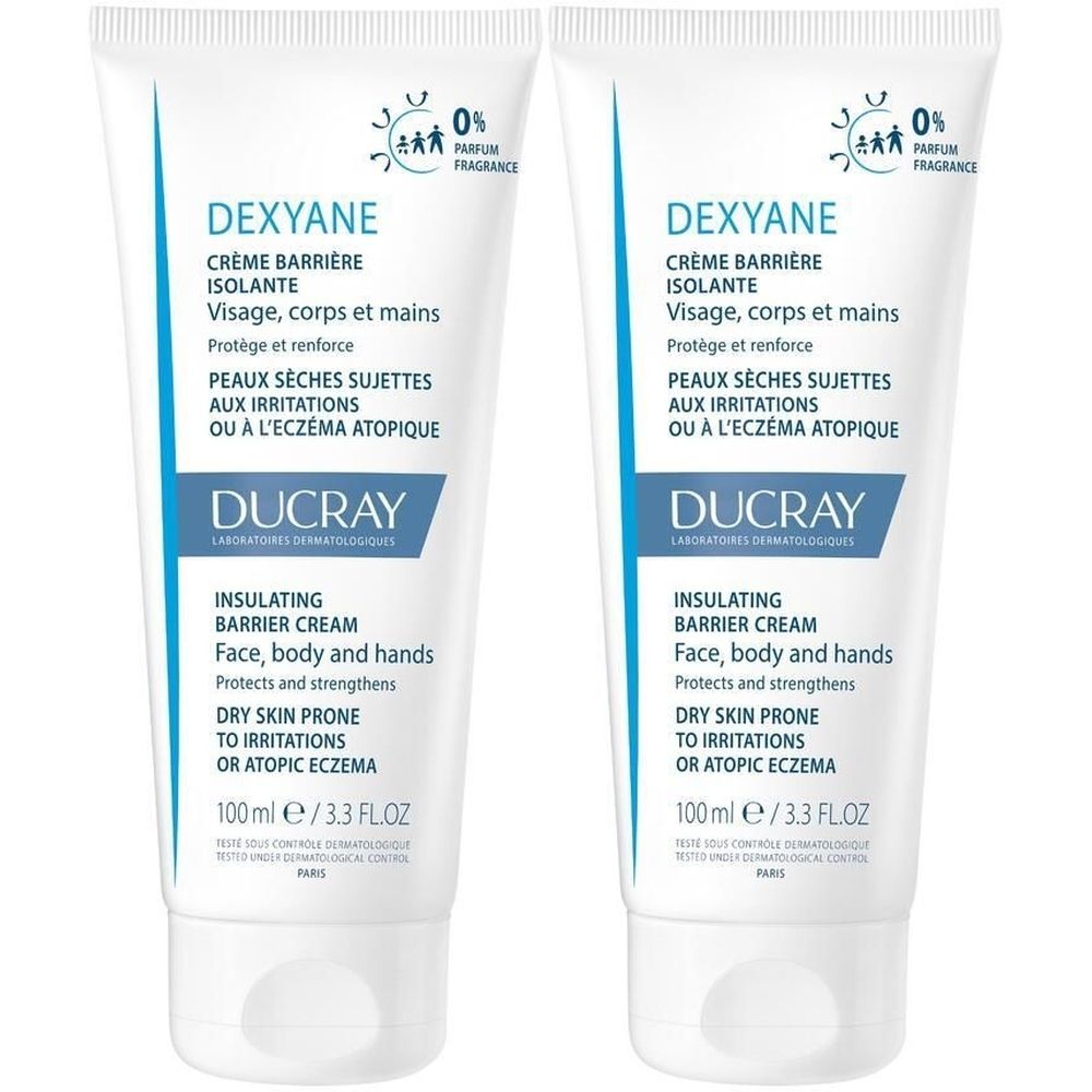 DUCRAY DEXYANE CRÈME BARRIÈRE ISOLANTE Crème Pour La Peau 2x50 ml