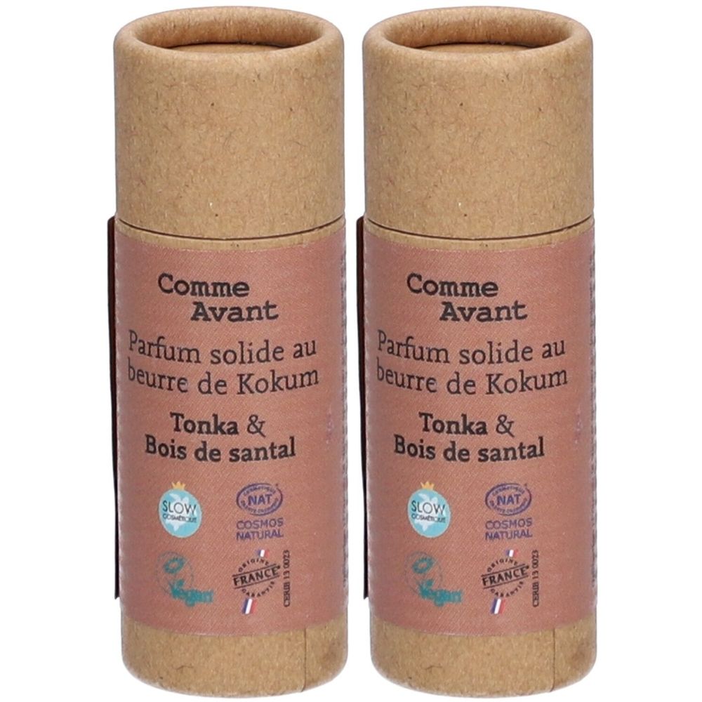 Comme Avant Parfum Solide Tonka & Bois de Santal Stick(S) 2x20 g