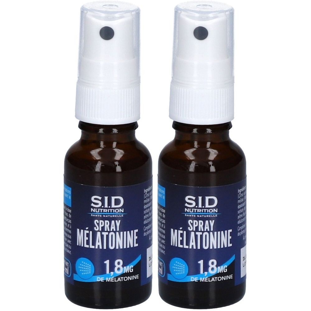 SID Nutrition Spray Mélatonine 1,8 mg 2x20 ml Spray