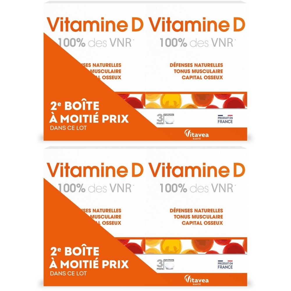 VITAVEA Vitamine D 2x180 pc(s) Comprimé(S)