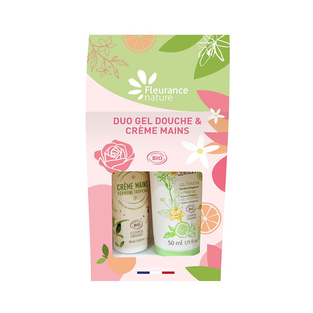 Fleurance Nature Duo Gel Douche et Crème Mains Verveine Set(S) 1 pc(s)