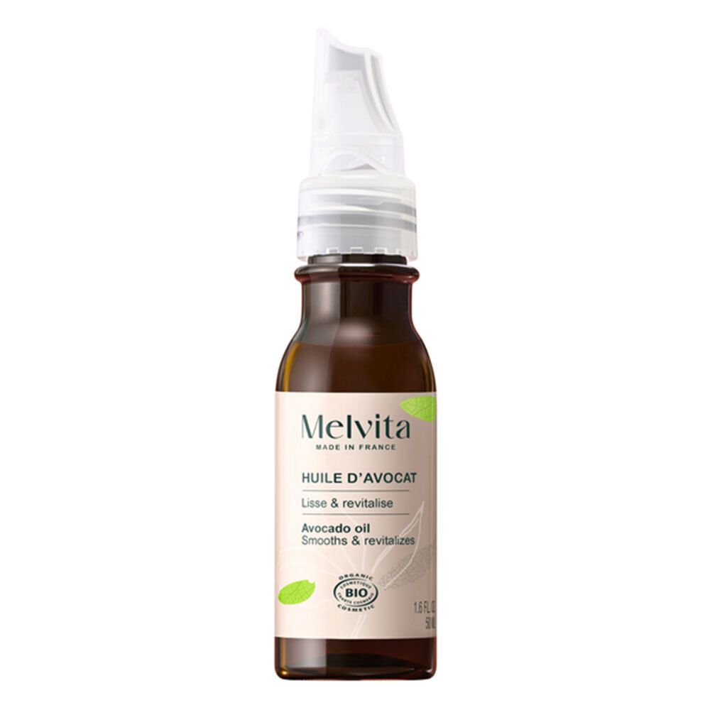 Melvita Huile D'avocat Bio Pour La Peau 50 Ml
