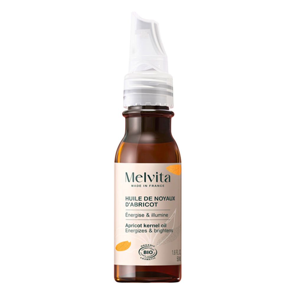 Melvita Huile De Noyaux D'abricot Bio Pour La Peau 50 Ml