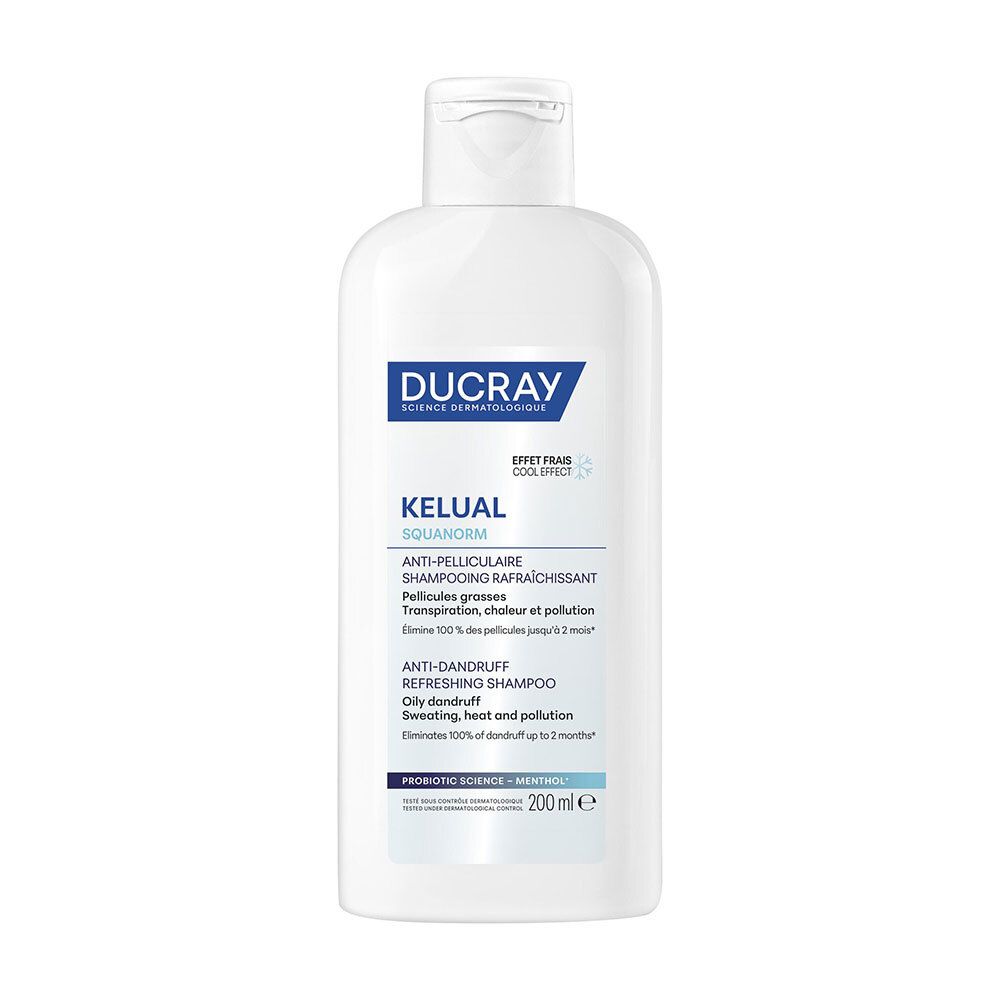 Ducray Kelual Squanorm Shampooing Rafraîchissant Anti-Pelliculaire 200 Ml