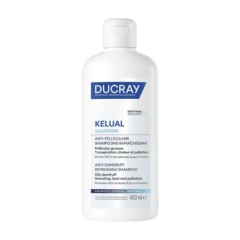 Ducray Kelual Squanorm Shampooing Rafraîchissant Anti-Pelliculaire 400 Ml