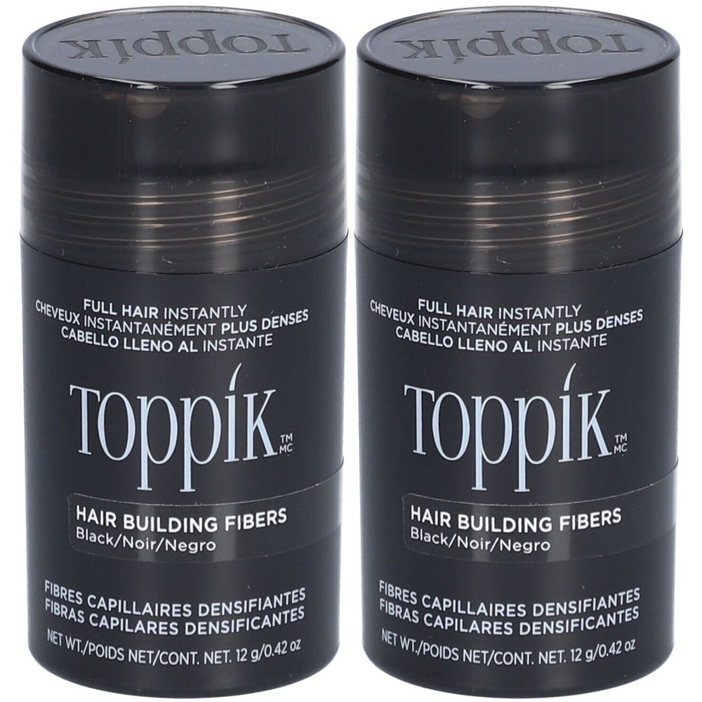 Toppik® Fibres capilaires densifiantes - Noir Spray 2x12 g