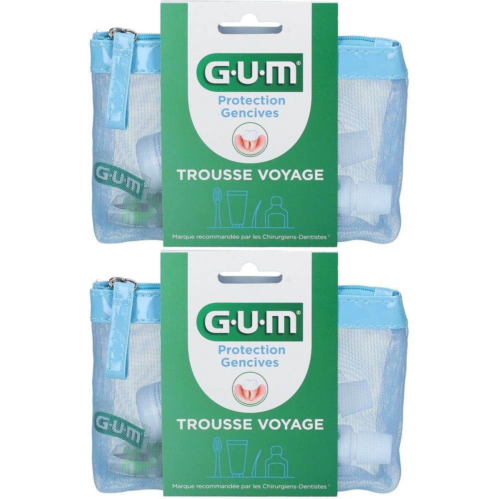 GUM® Trousse Voyage Protection Gencives 2x1 pc(s)