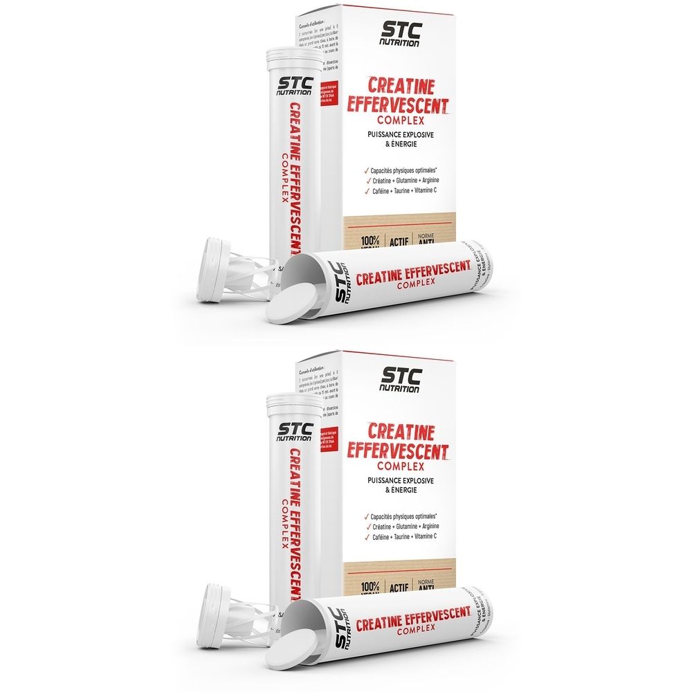 STC NUTRITION Creatine Effervescent Complex 2x30 pc(s) Comprimés Effervescents
