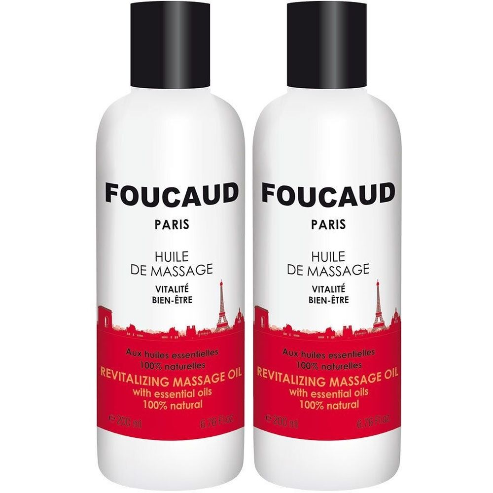 Foucaud Huile de Massage vitalité 2x200 ml