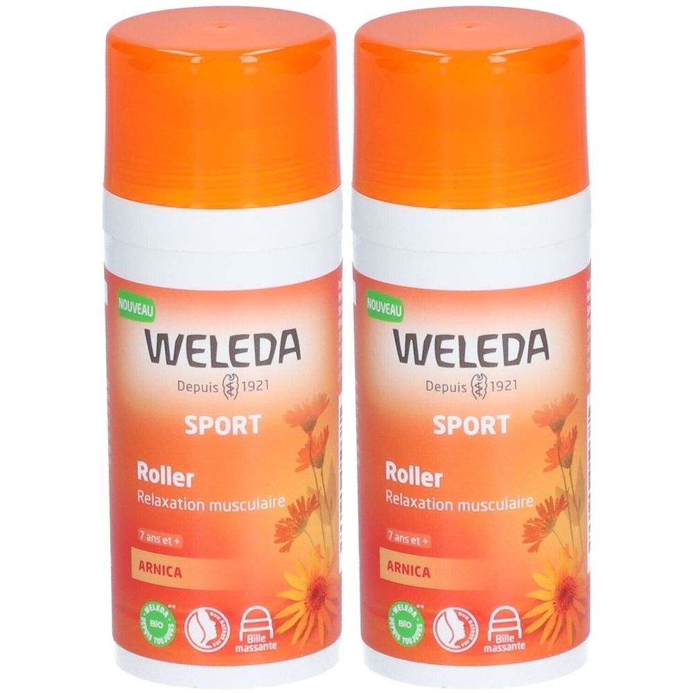 WELEDA Roller à l'Arnica 2x75 ml Rouleau